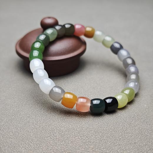 特惠！和田玉多宝老型珠直切多宝手串 1122-20 商品图4