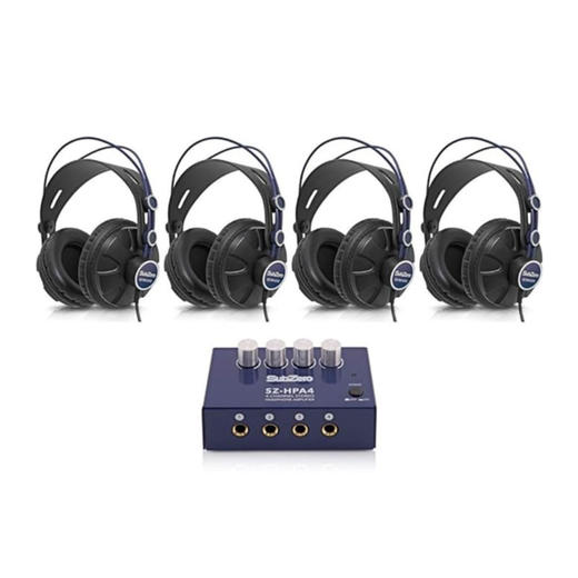 SubZero SZ-HPA4 四声道耳机放大器配专业录音室耳机 商品图3