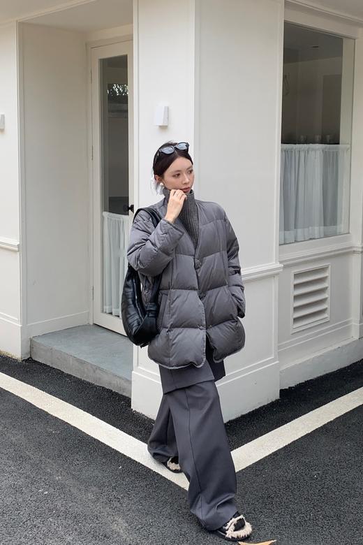 Kai & Kiera 韩系个性时尚配围脖羽绒服 21215 商品图3