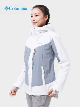 哥伦比亚户外秋冬女子奥米热能加厚保暖夹克防水冲锋衣外套WR4977