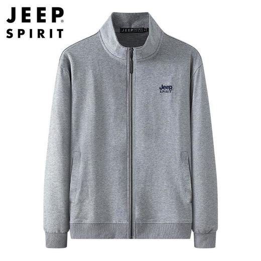 JEEP SPIRIT春秋卫衣男士运动开衫外套百搭宽松休闲衣HL2026（主推） 商品图2
