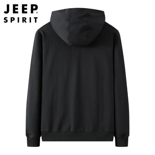 JEEP SPIRIT卫衣运动开衫连帽外套薄款宽松休闲男HL2027（主推） 商品图1