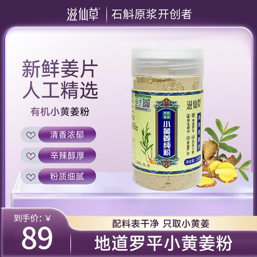 【站桩养正•养正好生活】小黄姜粉250g/罐 商品图0