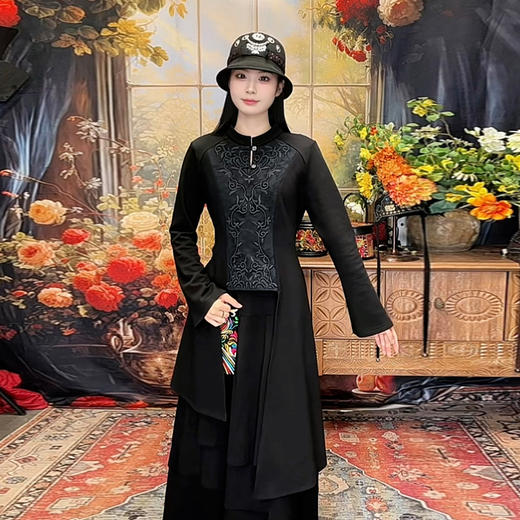 墨问阑珊不规则下摆上衣 | 现货加急发 商品图0