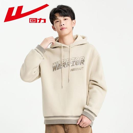 回力加绒加厚卫衣男款2025春季新款美式复古连帽情侣外套ins潮牌 商品图9