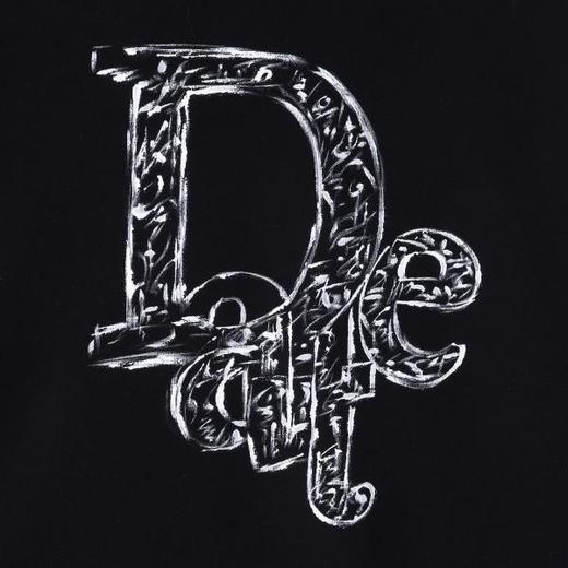 T5052SDSA男士秋冬新款痞帅男装美式撞色手绘字母印花立领长袖T恤百搭 商品图2