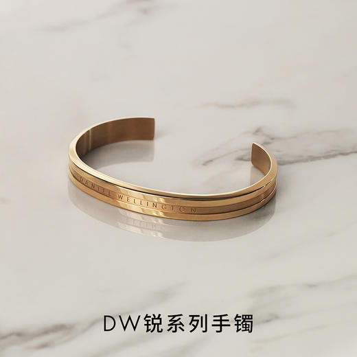 7315030017243 丹尼尔惠灵顿DANIEL WELLINGTON DW手镯|鎏金曜目亮光磨砂双质感玫瑰金色银手镯男女情侣手环【玫瑰金-小号】 商品图2