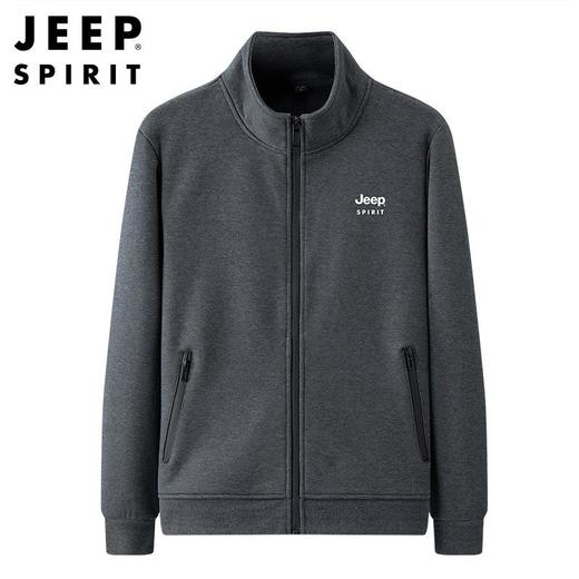 JEEP SPIRIT秋装卫衣男舒适运动休闲开衫卫衣上衣HL7020新款（主推） 商品图0