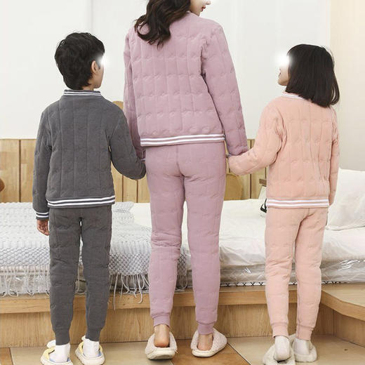 裁缝学苑QZ49保暖两件套校服神器纸样儿童亲子装立领套装内胆样板图纸 商品图2