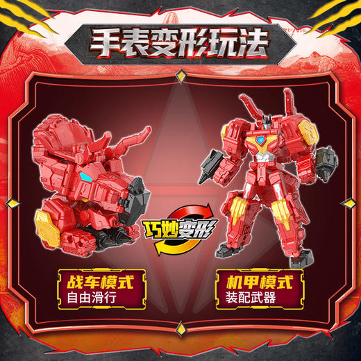赤焰三角龙变形手表套装迷你特攻队玩具-纪念日百货门店同款167543331 商品图1