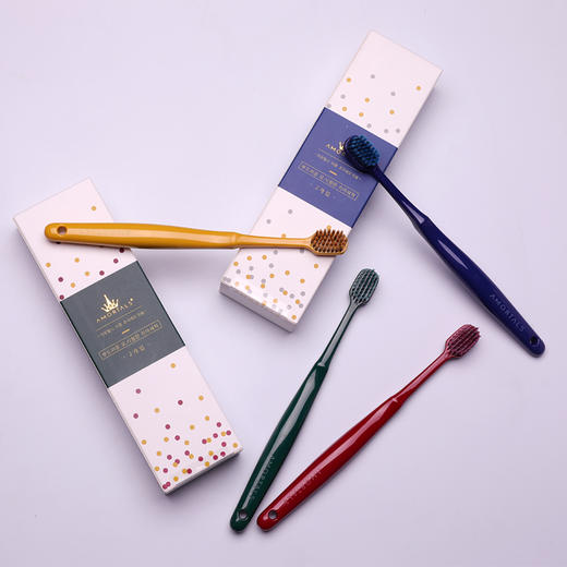 【积分兑换】尔木萄（AMORTALS）软毛牙刷 2支/盒 商品图2