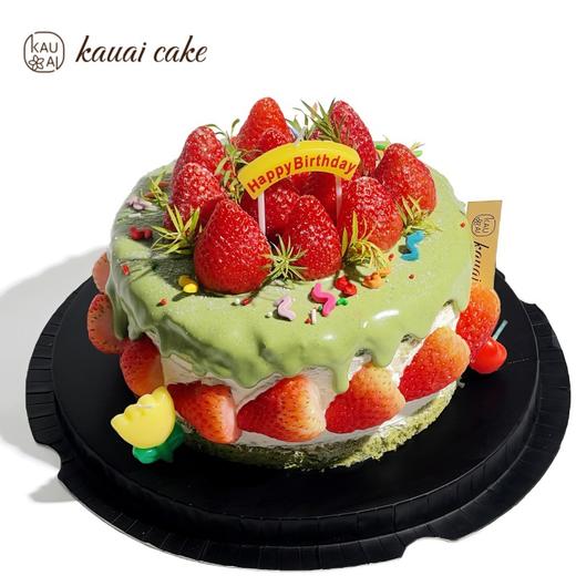 烤爱【草莓季】·抹茶草莓布蕾·草莓抹茶蛋糕 生日蛋糕系列 下午茶聚会生日节日【仅限深圳同城配送】 商品图4