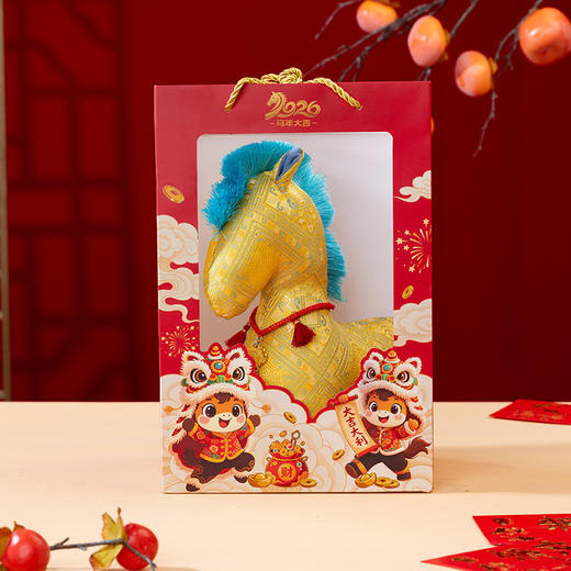 新年礼物【马年吉祥物 生肖马毛绒玩具】富贵布艺马挂件春节居家摆件 商品图11