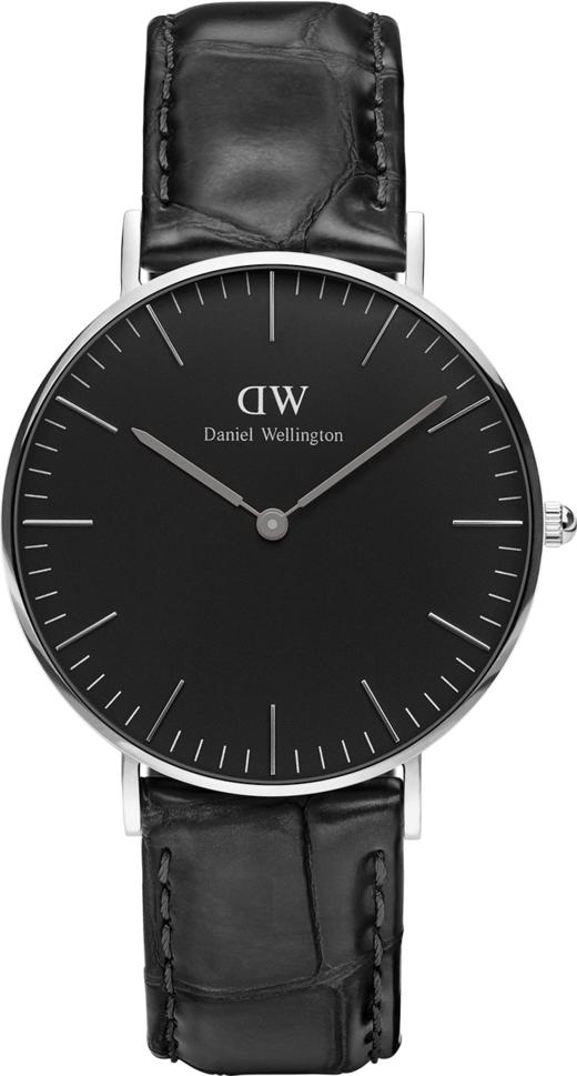 F1G00100147 丹尼尔惠灵顿DANIEL WELLINGTON |DW 36MM英伦经典百搭黑色皮表带石英表 男女中性【无电】 商品图0