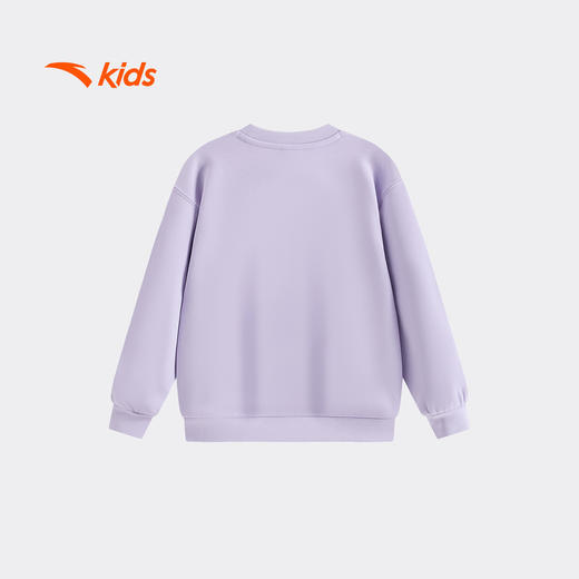 安踏儿童卫衣女小童中国冰雪春秋新品可爱印花长袖套头衫362549730 商品图6