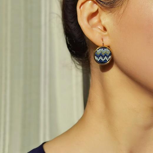 心艺手作：努苏姆耳环 Nuusum Blue Earrings 商品图2