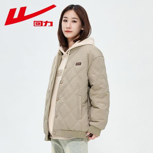 回力棉服女2025冬季新款小个子棉袄冬菱格棉衣外套轻薄羽绒服 商品图3