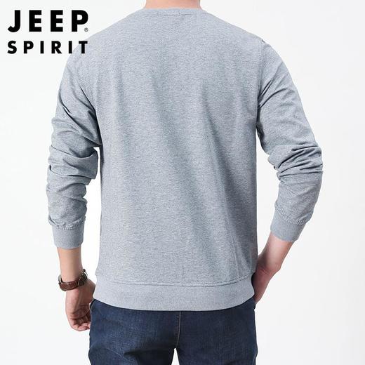 JEEP SPIRIT卫衣男秋季圆领套头长袖休闲宽松上衣男秋装HL7611 商品图3