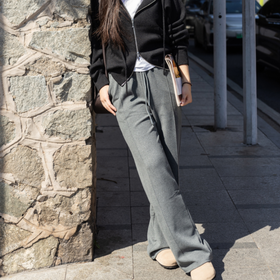 Beau Muse羊毛蚕丝阔腿裤|阔腿版型+立体侧边缝设计，上身显瘦不挑身材，两种厚度可选