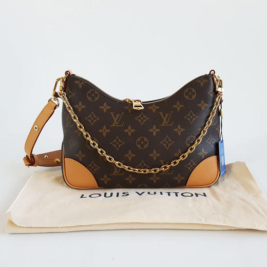 【95新】LV路易威登M45832  老花Boulogne黄牛角包单肩包女士241125NJS06 商品图1