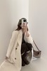 Le Malene 高级氛围感奶白色长款毛呢大衣 21309 商品缩略图3