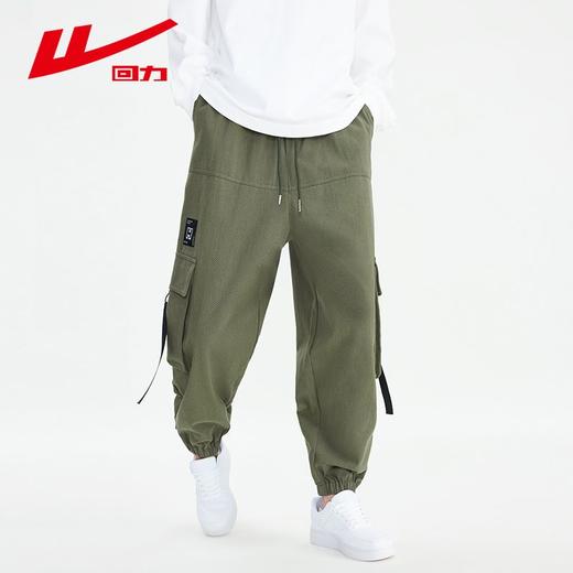 回力裤子男2025春季新款潮流束脚休闲裤多口袋机能工装裤宽松潮男 商品图4