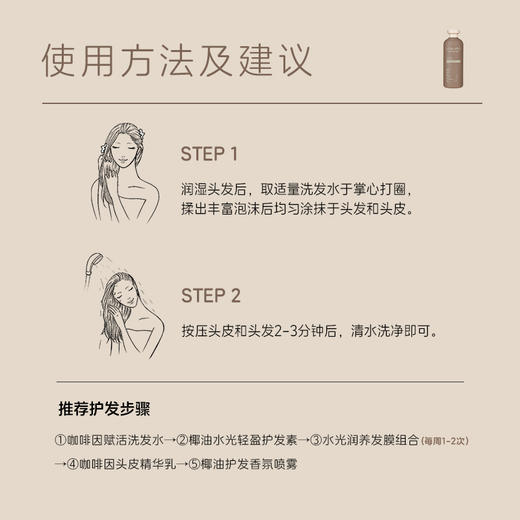 UNILIPO咖啡因赋活强韧洗发水300g 商品图2