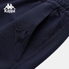 Kappa 运动长裤男冬季新款宽阔腿裤藏青色加绒束脚裤子K0G12AX01 商品缩略图4