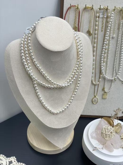 时尚智慧法式轻熟珍珠施华洛珍珠通勤百搭毛衣链 商品图10