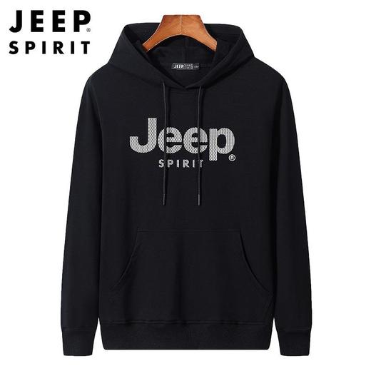 JEEP SPIRIT春秋卫衣男长袖连帽套头帽衫男士休闲上衣男HL7831 商品图4