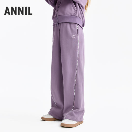 女童全腰针织单裤春季新款安奈儿童装EG616550 商品图1