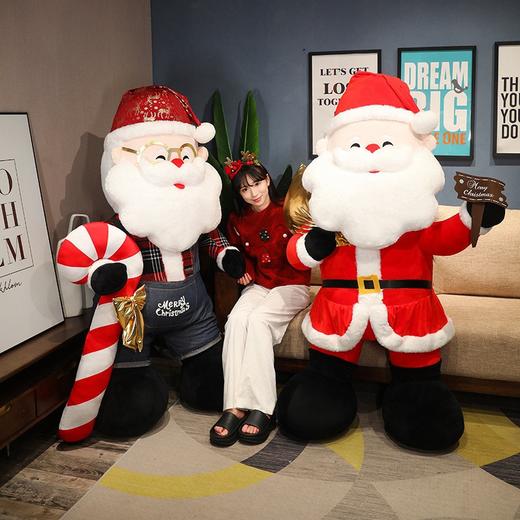 【可爱圣诞配饰❗️饱满立体填充】大号圣诞节老人公仔毛绒玩具圣诞老人玩偶儿童布偶娃娃圣诞节礼物。ja 商品图0