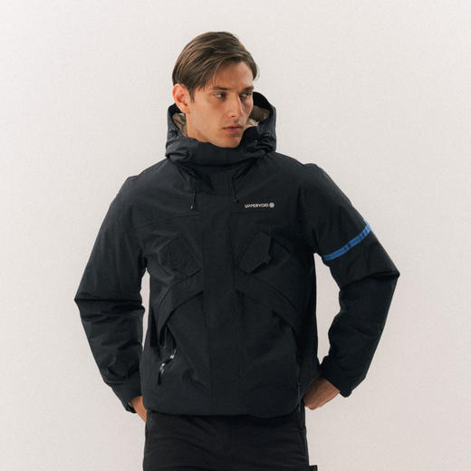 冲锋羽绒服防水防风保暖鹅绒面包服外套冬新款UPPERVOID二普纬度 商品图1