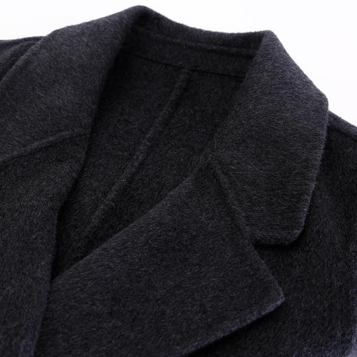 QH928斯尔丽2025新款翻领H廓形简洁大方气质长大衣 商品图5