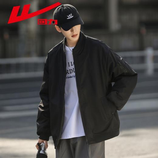 回力飞行员夹克男士2025春秋新款休闲棒球服潮流百搭美式工装外套 商品图4