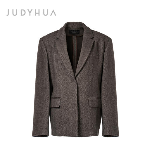 JUDYHUA 凝望系列格纹西装外套 商品图4