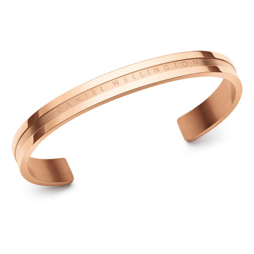 7315030017243 丹尼尔惠灵顿DANIEL WELLINGTON DW手镯|鎏金曜目亮光磨砂双质感玫瑰金色银手镯男女情侣手环【玫瑰金-小号】 商品图1