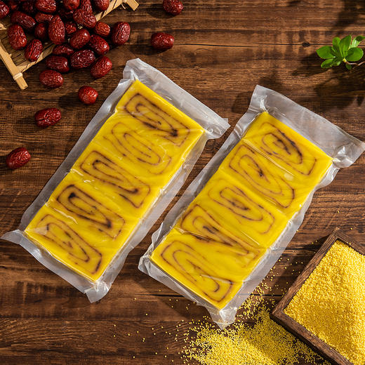 净素黄米糕  软糯香甜 陕北年糕枣糕 传统味道 商品图3