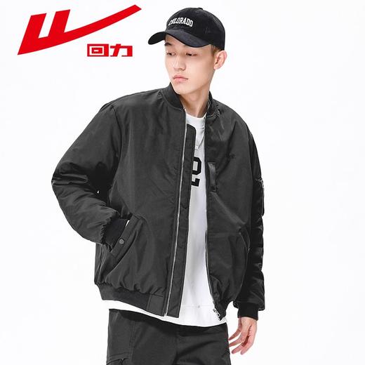 回力工装棉服男飞行夹克冬季新款潮牌棒球服保暖棉衣棉袄加厚外套 商品图3