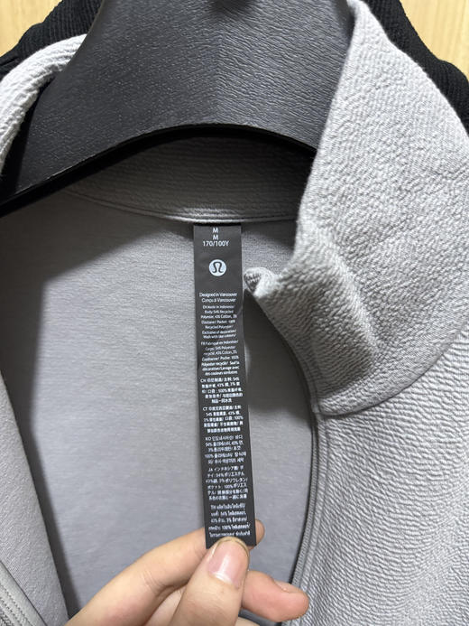 原单正品 Lululemon露露乐蒙男士经典外套，经典款
尺码：s-xxl 商品图5