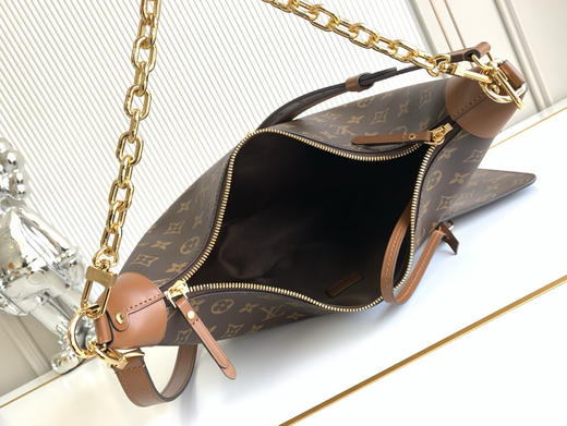 秋冬特惠💰1330 渠道级LV 老花粗面料【全钢五金 MB163c01变码芯片】te级LV 全套包装 M46311老花拼黄花 Loop Hobo 手袋 商品图7