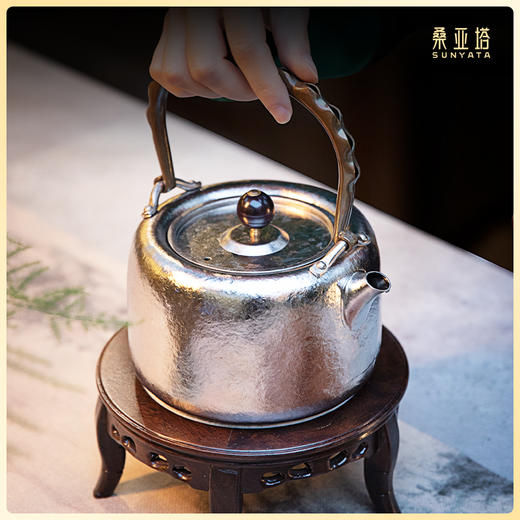 桑亚塔  黑檀钛金属提梁壶套装【首发】 商品图1
