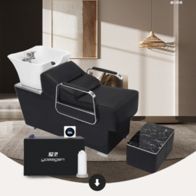 驭见恒温热水器恒温宝美发理发店热水器一体洗头床 恒温热水器一体洗头床