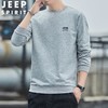 JEEP SPIRIT卫衣男秋季休闲宽松圆领长袖T恤男套头上衣纯棉HL2037 商品缩略图1