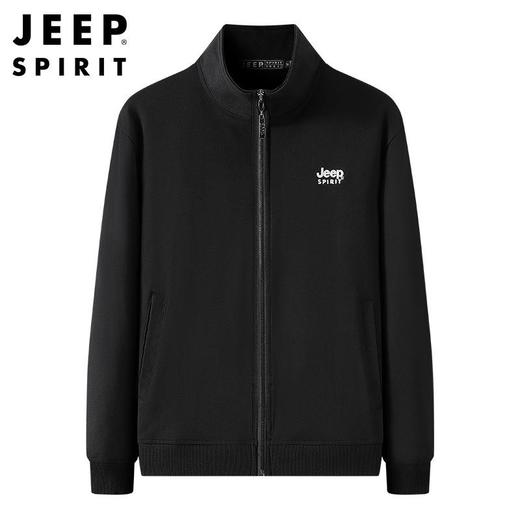 JEEP SPIRIT春秋卫衣男士运动开衫外套百搭宽松休闲衣HL2026（主推） 商品图0