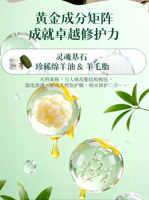 【多妈团购 澳洲HAAB哈布绵羊油润肤膏】宝宝红脸蛋/干燥肌,全家都可以用，修护力MAX，实现极简护肤 一瓶=面霜+身体乳+护手霜+睡眠面膜--咸喜仓 商品图7