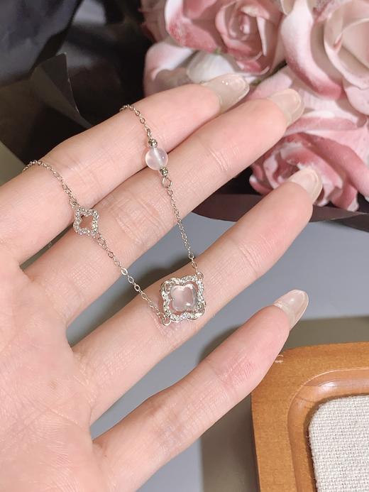 卡蒂罗KADER 如意四叶草手链 新中式国潮925银四叶草叠戴精致轻奢小众设计拼接链 平安顺遂璀璨闪耀 商品图6