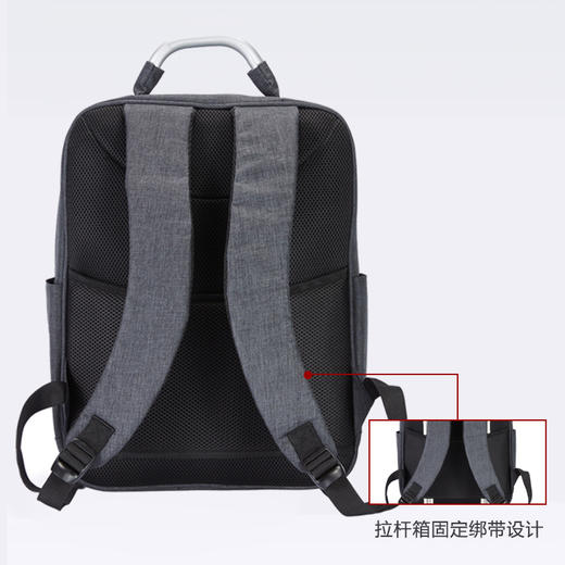 驿客远山商务双肩包EKB-8012 黑色 商品图2