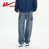 回力工装牛仔裤男2025春季宽松阔腿长裤美式高街直筒休闲裤子男款 商品缩略图3