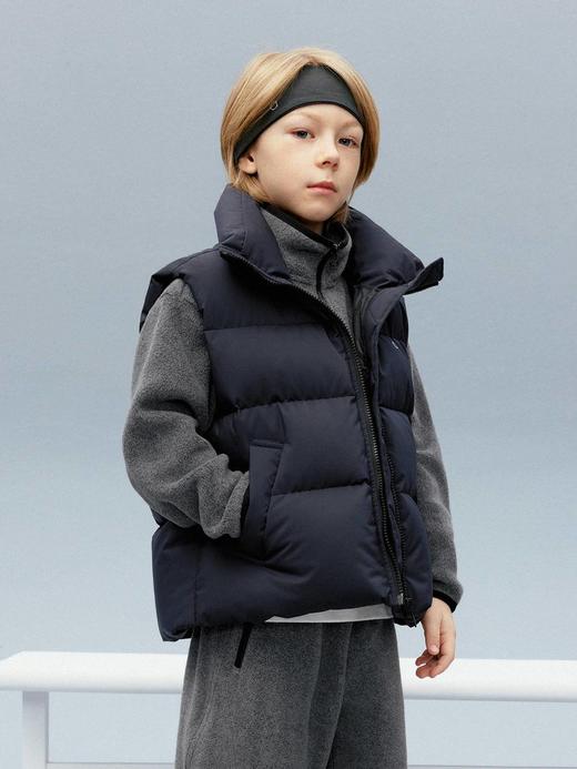 【云粉节】8楼摩安珂儿童little MO&Co.25年冬季新款三防功能95%绒子鸭绒羽绒背心夹克男女同款KBE4EIN015【吊牌价： 799元 ，活动价：719元】 商品图2